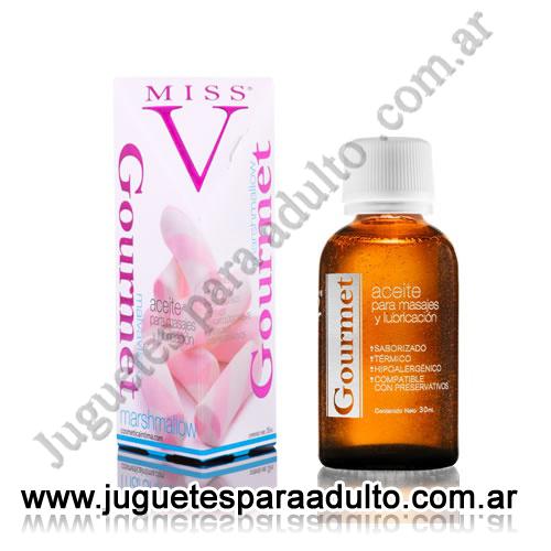 Aceites y lubricantes, Lubricantes saborizados, Aceite lubricante para masajes sabor Marshmallow 30 ml